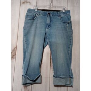 Lee Riders Jeans Ladies 16W Denim Capris Comfort Waist‎
